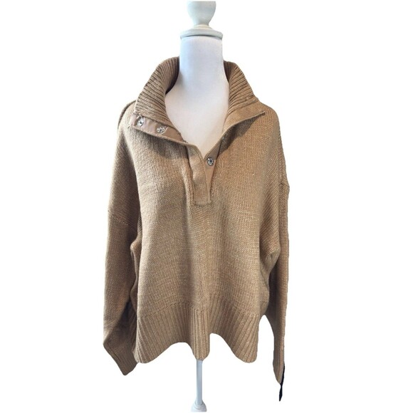 Sonoma Tan Cowl Neck Sweater - Picture 4 of 16